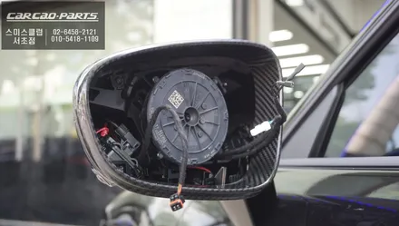 포르쉐911Turbo S 넓은 시야 확보가 가능한 광각미러 교체 시공으로 안전한 주행을 하세요. / 서울 서초, 반포, 강남