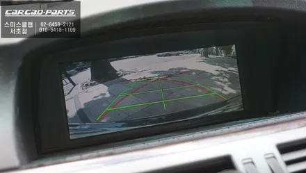 BMW745LI<E65>차량 주차라인 PAS연동이 가능한 후방카메라 옵션 시공. / 서울 서초, 반포, 강남