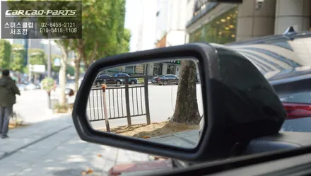 포드 머스탱 원터치 스마트탑 전용 오픈모듈 시공과 넓은 시야를 볼 수 있는 BSM광각미러 장착. / 서울 서초, 반포, 강남