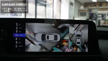 신차 렉서스ES300h차량 고화질 연동되는 순정다운 3D어라운드뷰 옵션과 넷플릭스, 유투브 볼 수 있는 와글미디어 캐스트 솔루션. / 서울 서초, 반포, 강남
