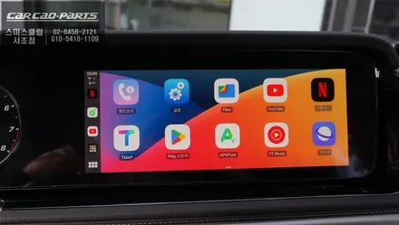 벤츠 지바겐[G63 AMG] 정전식 패널과 에어터치 모듈을 적용! 와글미디어 캐스트 터치 연동. / 서초구 서초동