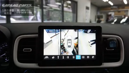 현대 베뉴[VENUE]차량 장애물을 확인할 수 있는 맥스프로[MAX PRO]3D어라운드뷰 주차옵션 장착. / 서초구 서초동