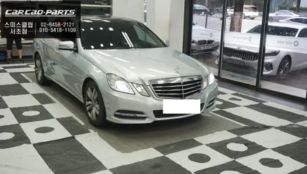 2011년식 벤츠E350차량 큐디스10.25모니터와 Q-ROIX<큐로이엑스>셋탑과 3D플러스뷰 어라운드뷰 풀패키지 시공. / 서울 서초, 반포, 강남