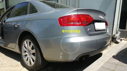 아우디A4 사이드어시스트 기능을 알고계신가요? 가성비가 좋은 레이더센서와 광각미러 조합으로 측후방센서 튜닝. / 서초구 서초동
