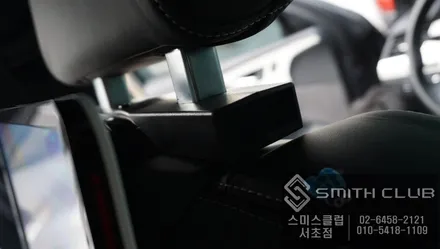 아우디 Q7 가성비 좋은 리어모니터 작업. XM-1160 DMD 차량용 헤드레스트 리어모니터 장착. / 서울 서초, 반포, 강남