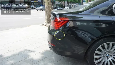 BMW 740i  차량에 사각지대 감지 시스템 측후방센서 S레이더와 BSM 미러 작업으로 후측방 충돌사고를 예방하세요 / 서울 서초, 반포, 강남