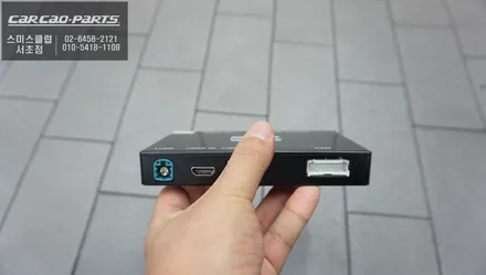 벤츠AMG GTS차량 티맵, 카카오맵을 음성과 조그다이얼로 제어되는 카플레이 모듈시공. / 서울 서초, 반포, 강남