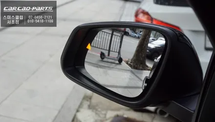 가장 순정답게 속도 연동되는 BMW X1차량 사각지대 경고시스템 측후방센서 안전옵션 튜닝. / 서울 서초, 반포, 강남