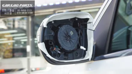 2021년 벤츠GLS580차량 안보이는 순정미러를 탈거하고 광각미러로 교환하자. / 서울 서초, 반포, 강남