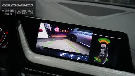 후방카메라 옵션이 빠져있는 BMW220D차량ㅠㅠ 인터페이스와 후방카메라 조합으로 순정 연동. / 서울 서초, 반포, 강남