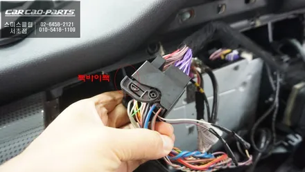 순정 디스플레이 노시그널 현상ㅠㅠ고장난 모듈 탈거 후 스마트폰과 연동되는 미니 카플레이 모듈 매립. / 서초구 서초동