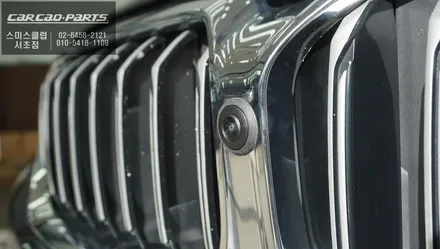 BMW530i차량 고화질 연동과 터치 연동! 순정답게 장착되는 3D어라운드뷰 시스템 주차옵션 튜닝. / 서초구 서초동