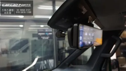 2025년식 기아PV5차량 실시간 후방시야 확보를 위한 파인드라이브 LX7 Power 룸미러블랙박스 장착. / 서초구 서초동