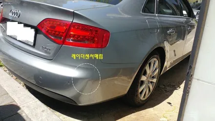 아우디A4 사이드어시스트 기능을 알고계신가요? 가성비가 좋은 레이더센서와 광각미러 조합으로 측후방센서 튜닝. / 서초구 서초동
