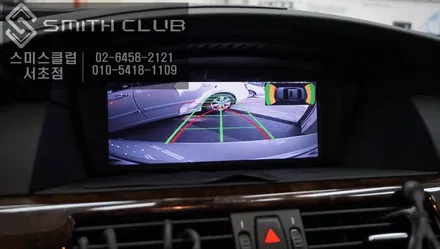 BMW 530i 주차라인 연동되는 후방카메라 작업과 벨킨 에어캐스트로 휴대폰 노래도 들을 수 있게 작업~ / 서울 서초, 반포, 강남