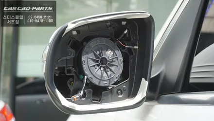 2021년 벤츠GLS580차량 센서등 이식이 가능하고 넓은 시야확보가 가능한 광각미러 시공. / 서울 서초, 반포, 강남
