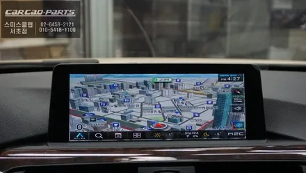 BMW320D 스마트폰처럼 사용할 수 있는 M2C-200A카블릿 매립과 주변 장애물을 볼 수 있는 2D슈퍼뷰 튜닝. / 서울 서초, 반포, 강남
