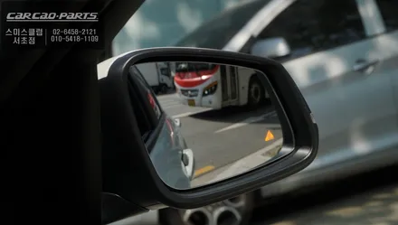 BMW118D차량 광각미러와 레이더센서 조합 측후방센서 안전옵션과 파인드라이브 LXQ300블랙박스 시공. / 서울 서초, 반포, 강남
