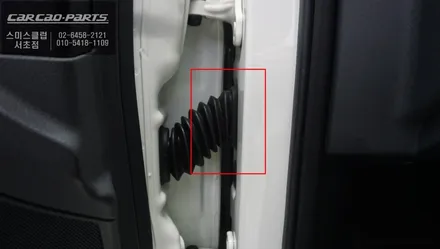 벤츠E200차량 충돌없는 안전한 주행을 위한 측후방센서 튜닝과 전동트렁크 편의옵션 시공. / 서울 서초, 반포, 강남