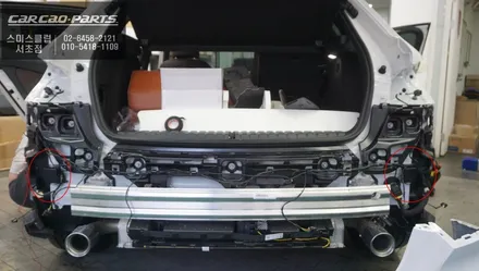 BMW120I차량 인기 안전옵션 아이템! 후측장 장애물을 감지하는 사각지대 경고시스템 작업. / 서울 서초, 반포, 강남