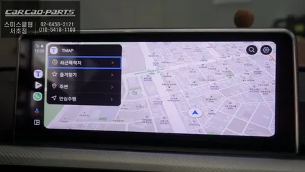 BMW428i 순정 NBT모니터 탈거 후 10.25인치 확장형 고화질 카플레이 모니터 교체 작업. / 서초구 서초동
