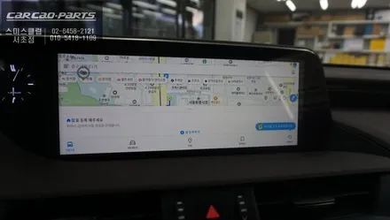 7세대 렉서스ES300h 스마트폰처럼 다양한 어플 구현되는 큐로이엑스 셋탑 매립과 주변360도 장애물 확인할 수 있는 어라운드뷰 시스템. / 서초구 서초동