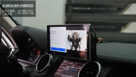 디스커버리4차량 국산 10.25인치 모니터와 HDMI방식 3D어라운드뷰 연동! 그리고 큐로이300안드로이드 셋탑 리어모니터 연동. / 서초구 서초동