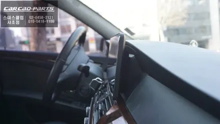 해상도 낮은 09년식 BMW 528i CCC 모니터,에스플레이 안드로이드 + 어라운드뷰로 최신형처럼 변신 / 서초구 서초동