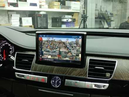 AUDI A8 HDMI 고해상도 아이나비X1 CUBE 셋탑형 순정터치 연동. / 서초구 서초동