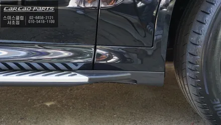 2022년식 BMW X3 일체감과 승,하차 편리함을 위한 사이드스텝 튜닝작업. / 서울 서초, 반포, 강남