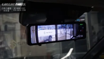 2025년식 기아PV5차량 실시간 후방시야 확보를 위한 파인드라이브 LX7 Power 룸미러블랙박스 장착. / 서초구 서초동