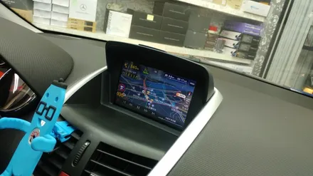 PEUGEOT207차량에 파인드라이브 iQ BLACK 3 아틀란3D맵 네비매립과 솔리드350 블랙박스 장착. / 서초구 서초동
