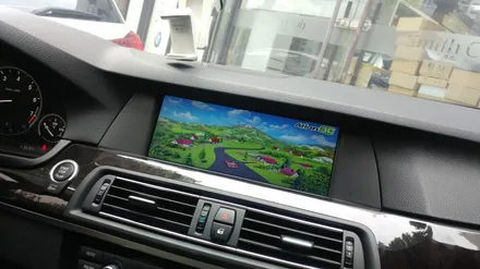 네비게이션 터치연동은 기본...순정HUD와 아틀란3D맵 연동이 가능한 N-LINK2 셋탑형 네비 BMW528I순정과 연동. / 서울 서초, 반포, 강남