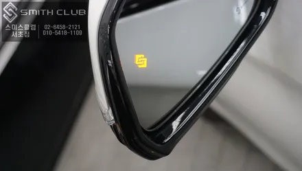 BMW 520d 측후방 충돌을 예방하는 측후방센서와  BMW전용 광각미러 작업으로 안전하게 주행하세요. / 서울 서초, 반포, 강남
