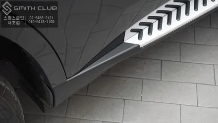 BMW X5 차량에 고정형 사이드스텝 차량용 보조발판으로 어린 아이들도 차량 이용을 편리하게~ / 서울 서초, 반포, 강남