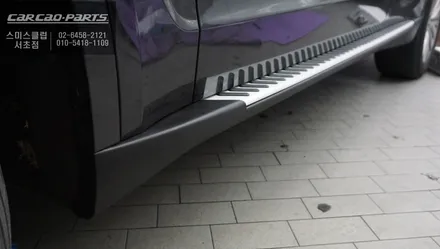 가장 퀄리티가 좋은 BMW X6전용 룸미러하이패스와 승,하차시 필요한 고정형사이드 스텝 장착. / 서울 서초, 반포, 강남