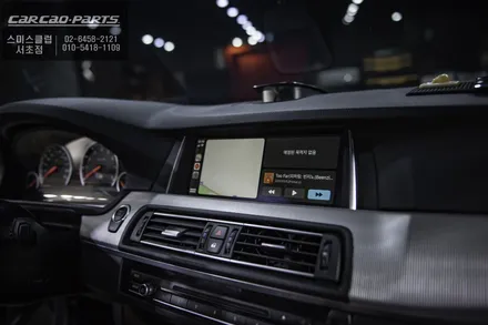 순정 조그다이얼과 음성으로 컨트롤이 가능한 BMW M5 카플레이 모듈시공. / 서울 서초, 반포, 강남
