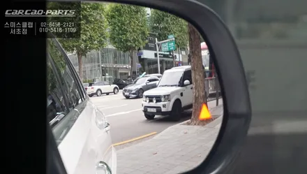 2021년 벤츠GLS580차량 센서등 이식이 가능하고 넓은 시야확보가 가능한 광각미러 시공. / 서울 서초, 반포, 강남