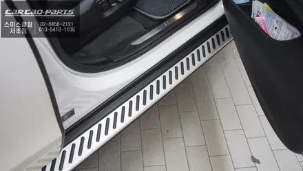BMW X5 조수석 워크인 스위치 편의옵션과 일체감이 좋은 고정형 사이드스텝 튜닝. / 서울 서초, 반포, 강남