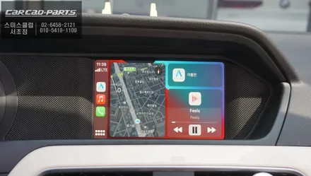2013년 벤츠C200 NTG4.5차량 스마트폰과 연동되는 안드로이드 오토및 애플카플레이 기능 튜닝. / 서울 서초, 반포, 강남