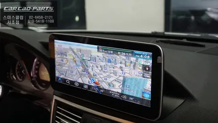 벤츠E350차량 큐디스 10.25모니터와 큐로이엑스 안드로이드 셋탑과 터치 연동이 가능한 3D플러스뷰 환상적인 콜라보 작업. / 서울 서초, 반포, 강남
