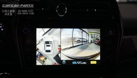 탑뷰[스카이뷰]영상을 통해 티볼리 차량 주변360도 장애물을 확인할 수 있는 2D슈퍼뷰 어라운드뷰. / 서초구 서초동