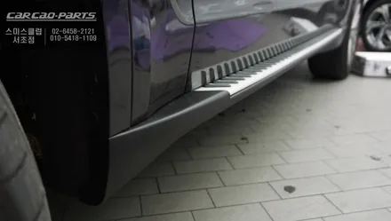 가장 퀄리티가 좋은 BMW X6전용 룸미러하이패스와 승,하차시 필요한 고정형사이드 스텝 장착. / 서울 서초, 반포, 강남