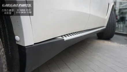 BMW X5 조수석 워크인 스위치 편의옵션과 일체감이 좋은 고정형 사이드스텝 튜닝. / 서울 서초, 반포, 강남