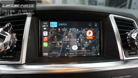 벤츠ML350차량 NTG-4.5모니터와 스마트폰 연동! 안드로이드 오토및 애플카플레이 기능 추천. / 서울 서초, 반포, 강남