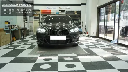 2022년식 BMW X2 고화질 순정 모니터와 최적화된 화질 구현! 순정 싱크로율이 높은 3D플러스뷰 어라운드뷰 시스템 추천. / 서울 서초, 반포, 강남