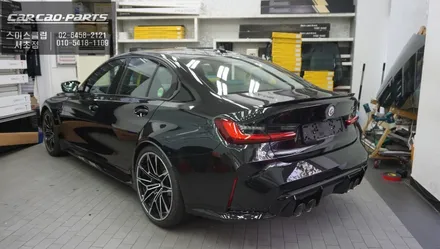 2022년식 BMW M3차량 겨울철을 대비한 뒷자리 6단 열선시트 시공하기. / 서울 서초, 반포, 강남