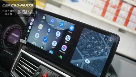 벤츠E300차량 A/S보장되는 카카오파츠 12.3인치 에스플레이[S-PLAY]안드로이드 모니터 장착. / 서초구 서초동