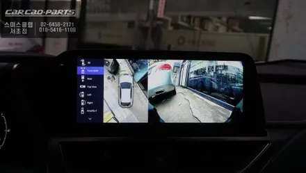 렉서스UX350h차량 순정 싱크로율 시공되는 고화질 3D맥스프로 어라운드뷰 시스템 장착. / 서초구 서초동