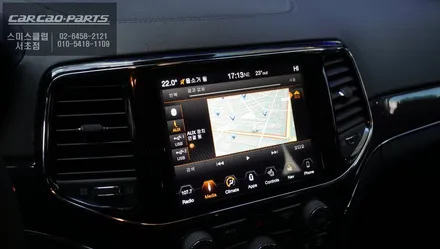 지프 체로키 차량에 애프터블로우 작업과 안드로이드 셋탑 M2C 200A 카블렛으로 편리한 차량 튜닝 / 서울 서초, 반포, 강남